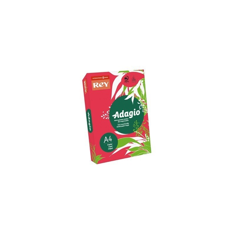 Papel Adágio vermelho A4