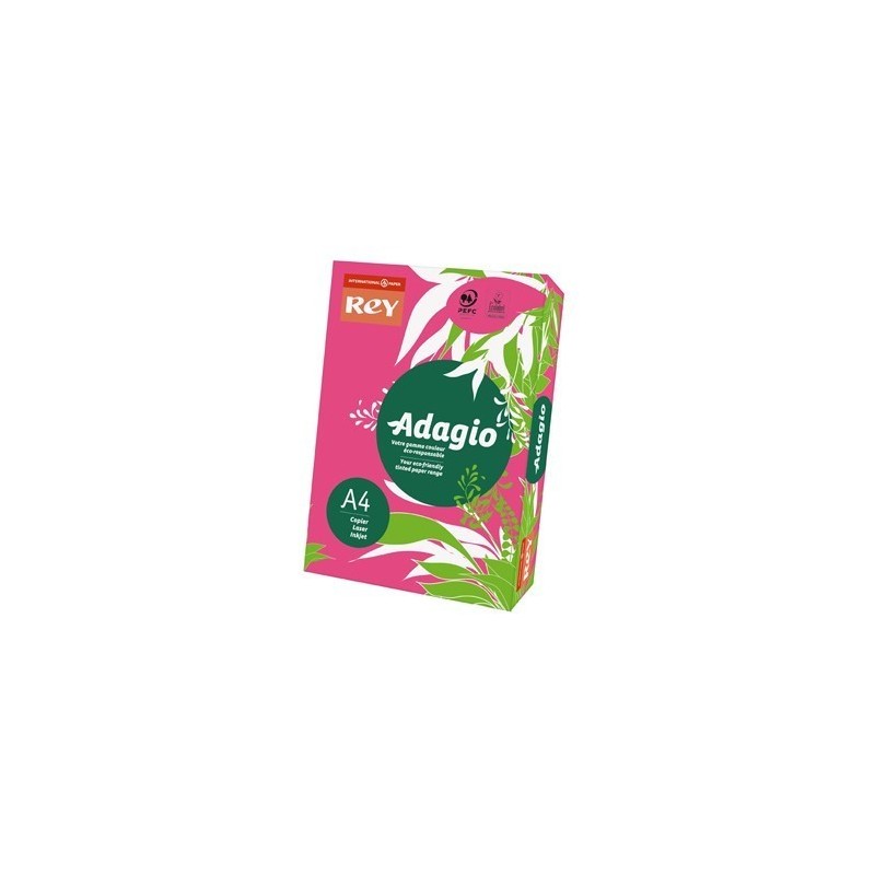 Papel A4 Adágio rosa fluorescente