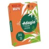 Papel A4 Adágio laranja fluorescente