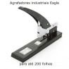 Agrafadores industriais 200 folhas Eagle pretos