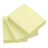 Blocos de notas adesivas amarelas 50x75mm