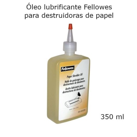 Lubrificante Fellowes para destruidoras de papel