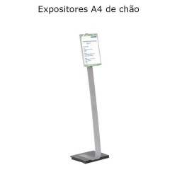 Expositores A4 de chão Durable