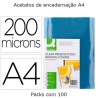 Acetatos de encadernação A4, 200 microns