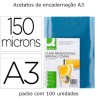 Acetatos de encadernação A3 - 150 microns