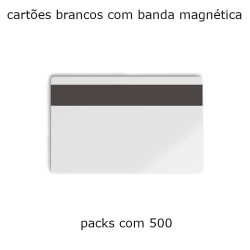 Cartões Brancos com Banda Magnética