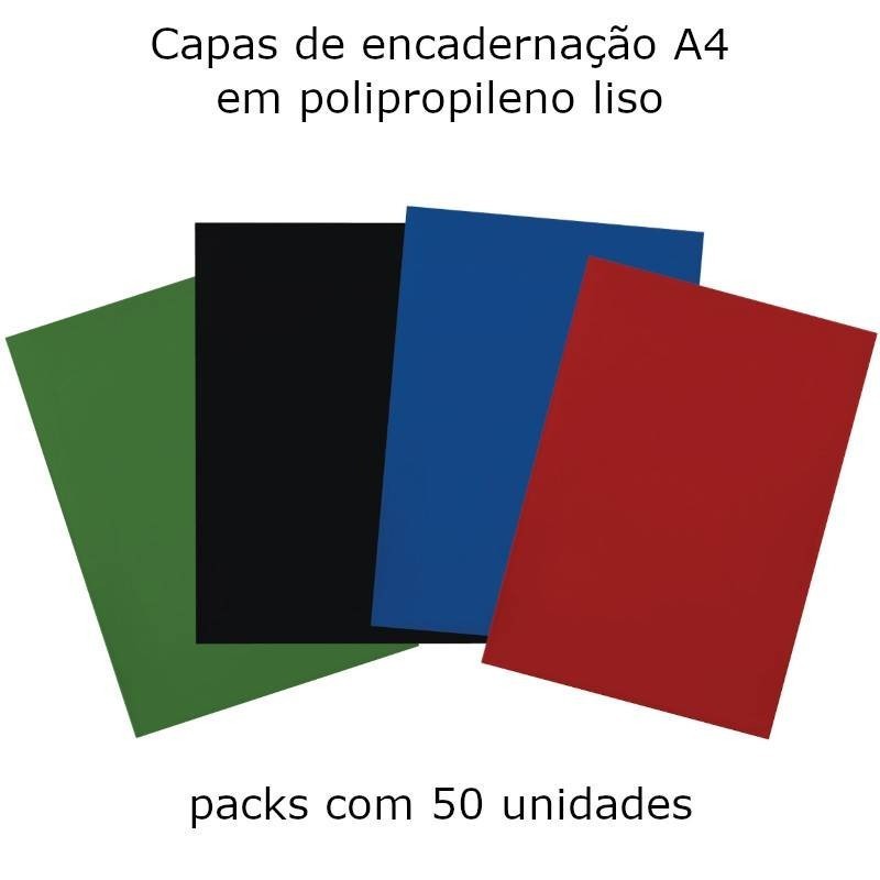 Capas de encadernação A4 em Polipropileno liso