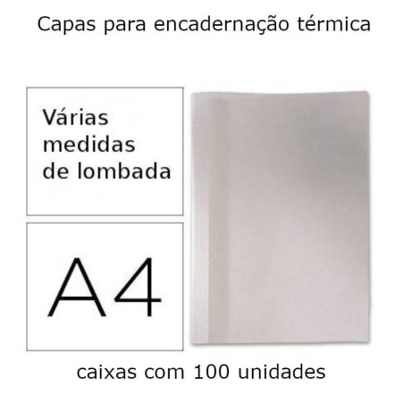 Capas térmicas para encadernação A4