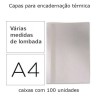 Capas térmicas para encadernação A4