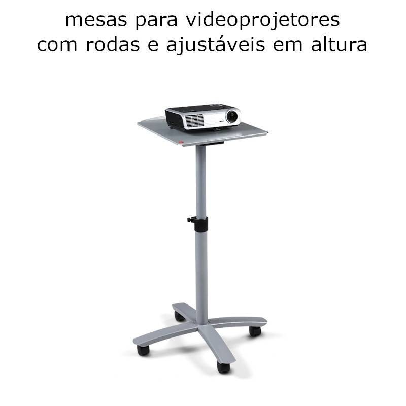 Mesa para vídeoprojectores ajustáveis em altura