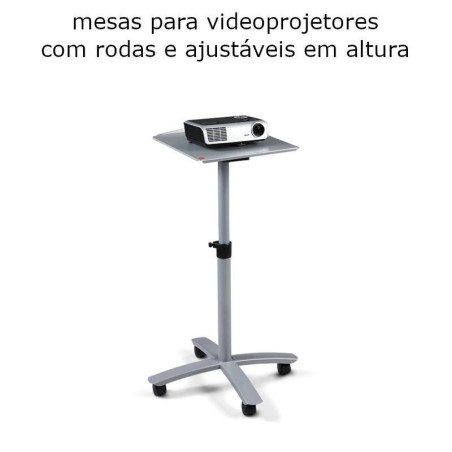 Mesa para vídeoprojectores ajustáveis em altura