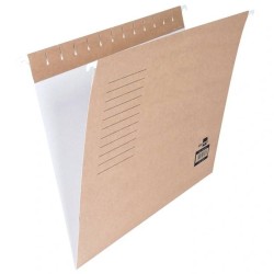 Capas de arquivo suspenso folio, com visor superior