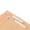 Capas de arquivo suspenso folio, com visor superior