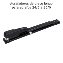 Agrafadores Q-Connect KF02292 metálicos braço longo