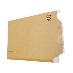 Capas de arquivo suspenso fólio e visor lateral