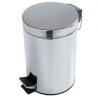 Baldes de lixo metálicos 6 L com pedal