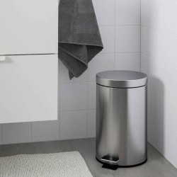 Baldes de lixo metálicos 6 L com pedal
