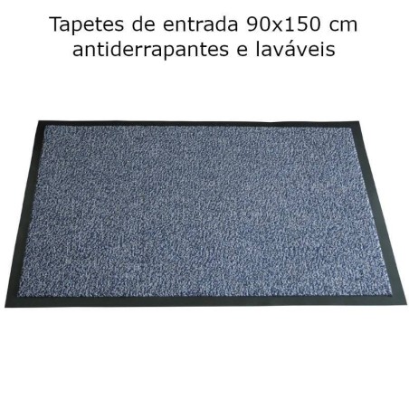 Tapetes de entrada laváveis 90x150 cm