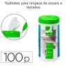 Toalhetes para limpeza de ecrans e teclados