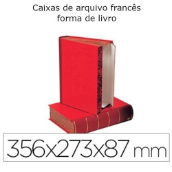 Caixas de arquivo francês em forma de livro