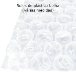 Rolos de plástico bolha (várias medidas)