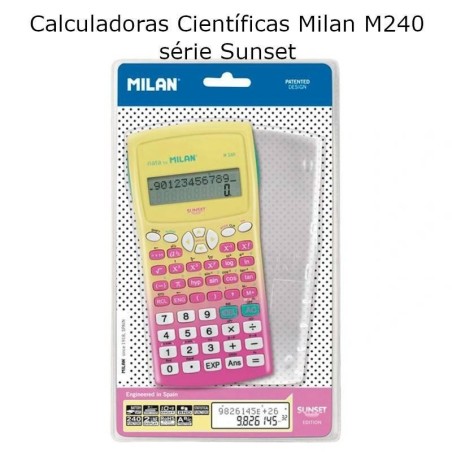 Calculadoras cientificas Milan M240 Sunset