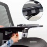 Apoios de braços ergonómicos com tapete de rato e apoio de pulsos