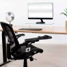 Apoios de braços ergonómicos com tapete de rato e apoio de pulsos