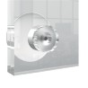 Painel informativo amovível em acrílico transparente