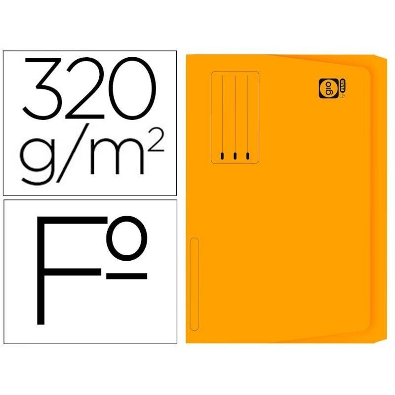 Classificadores laranja Pocket fólio