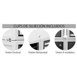 Blocos modulares de 9 gavetas