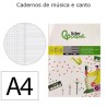 Cadernos A4 de música e canto