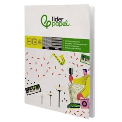 Cadernos A4 de música e canto