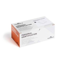 Identificadores pessoais 85x54mm Durable transparentes