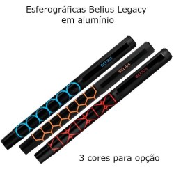 Esferográficas Belius Legacy em alumínio