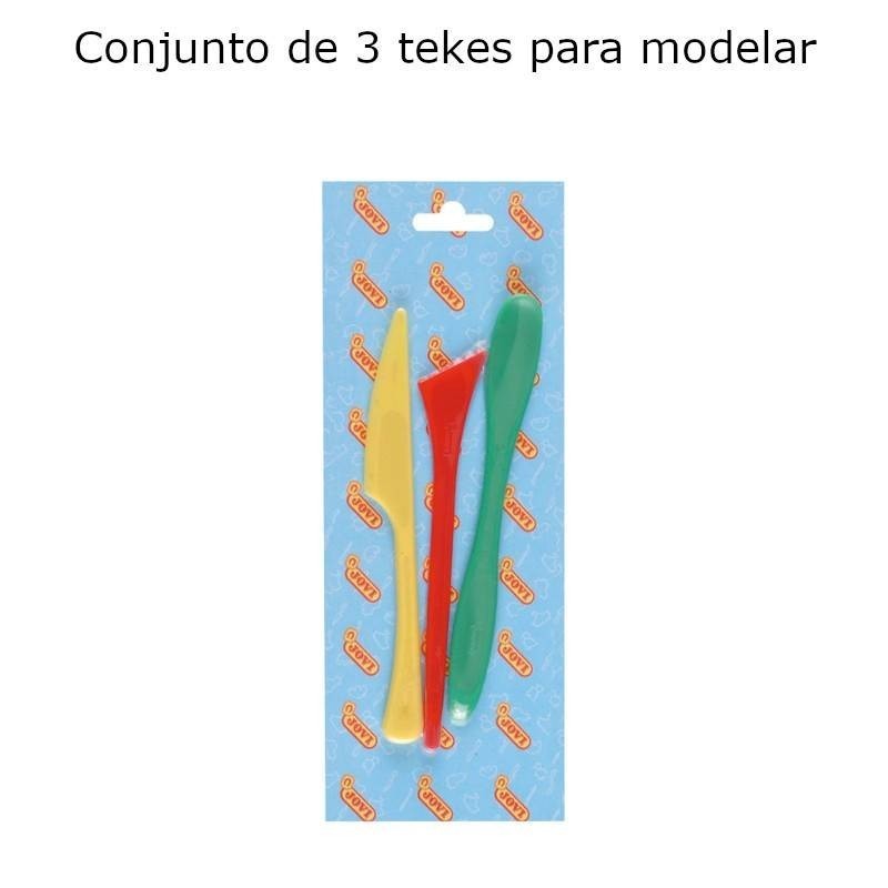 Tekes em plástico  para modelar