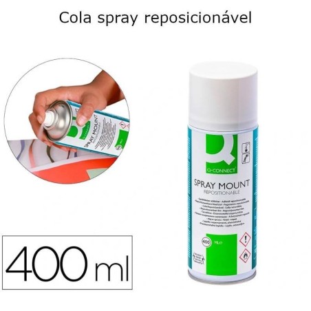 Colas reposicionáveis em spray