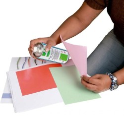 Colas reposicionáveis em spray