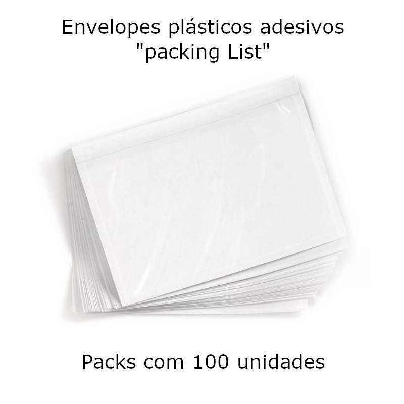 Envelopes plásticos adesivos C5 porta documentos para embalagem pack 100