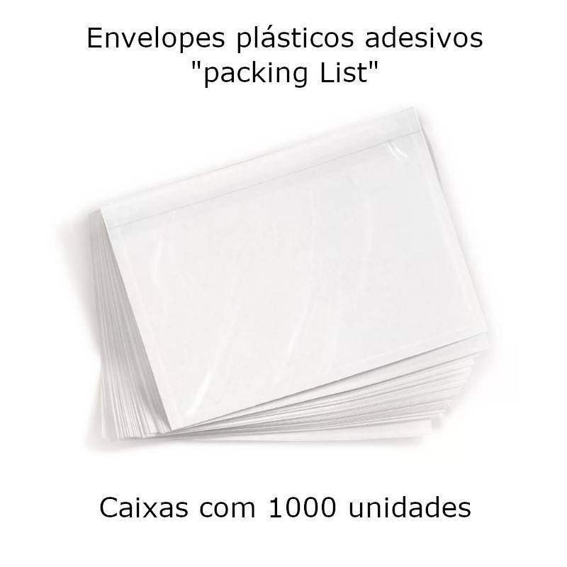 Envelopes plásticos adesivos C5 porta documentos para embalagem