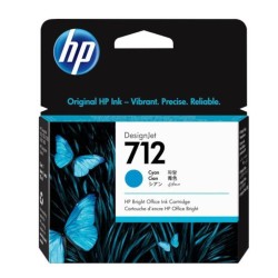 Tinteiro HP 712 Azul 3ED67A