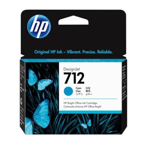 Tinteiro HP 712 Azul 3ED67A