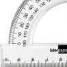 Transferidores 10 cm em Plástico Cristal