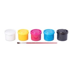 Conjuntos de 5 guaches sortidos Jovi com 35 ml.