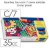 Guaches Jovi com 7 cores sortidas de 35 cc.