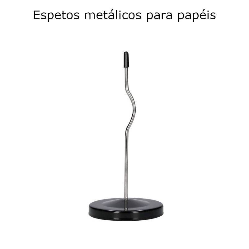 Espetos metálicos para papéis