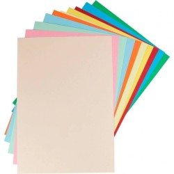 Cartolinas A3 com 10 cores sortidas