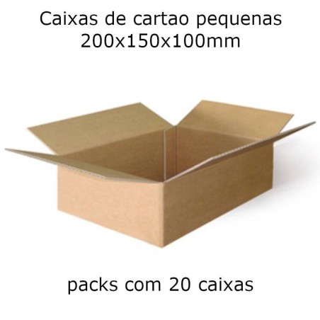Caixas de cartão pequenas 200x150x100mm