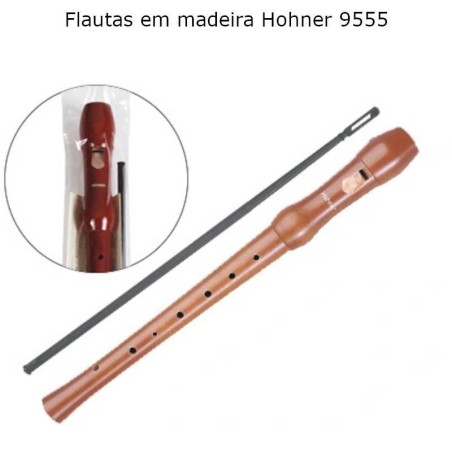 Flautas em madeira Hohner 9555