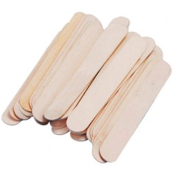 Paus para manualidades madeira natural 15 x 2 cm